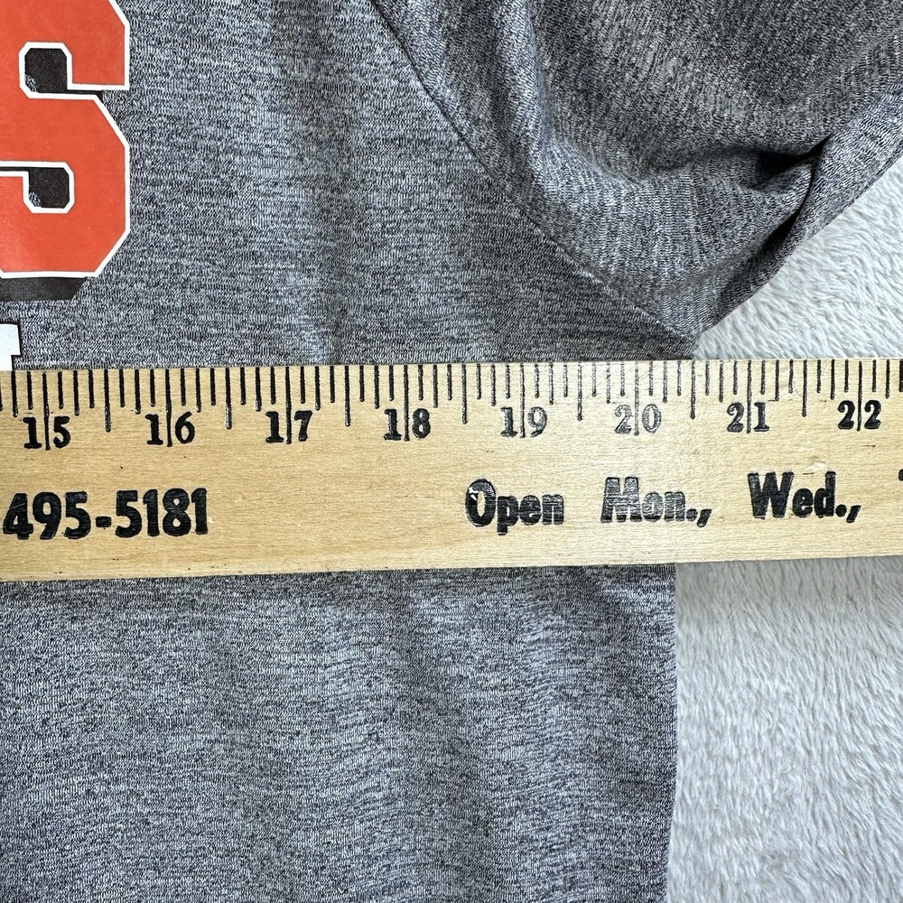 NFL Cleveland Browns Scouting Combine Long Sleeve T-shirt Men's M Hooded Gray - Picture 5 of 8